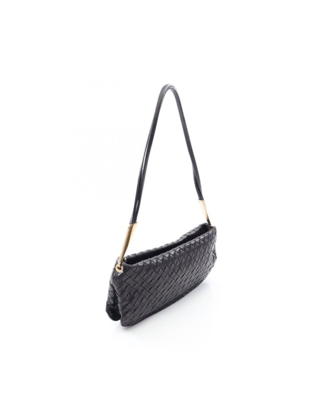 Bottega Veneta Handbag Intrecciato Black Leather - Picture 2 of 11